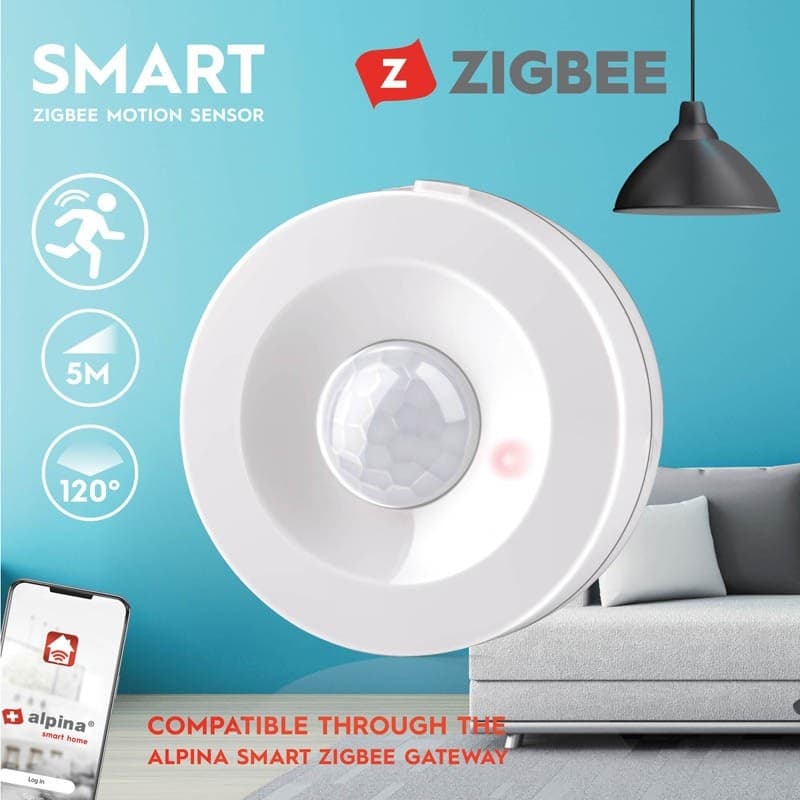 Alpina - Smart PIR motion sensor Zigbee network - 12