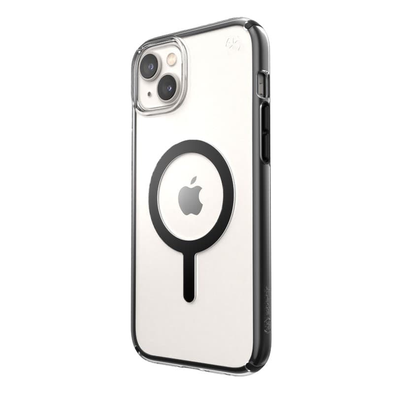 Speck Presidio Perfect-Clear con Impact Geometry + MagSafe - Custodia per iPhone 15 Plus / 14 Plus con rivestimento MICROBAN (tr - 13