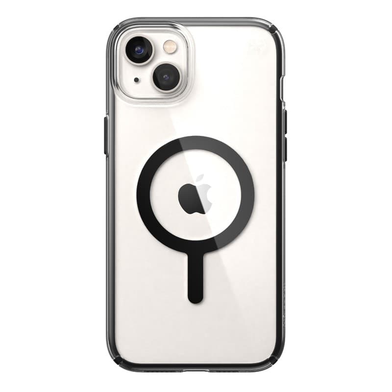 Speck Presidio Perfect-Clear con Impact Geometry + MagSafe - Custodia per iPhone 15 Plus / 14 Plus con rivestimento MICROBAN (tr - 19
