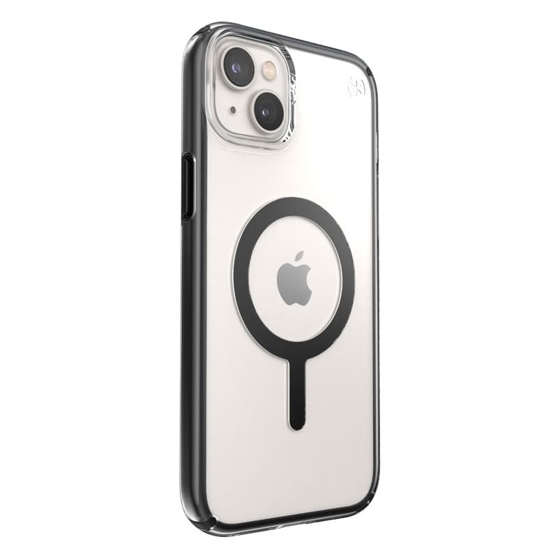 Speck Presidio Perfect-Clear con Impact Geometry + MagSafe - Custodia per iPhone 15 Plus / 14 Plus con rivestimento MICROBAN (tr - 4