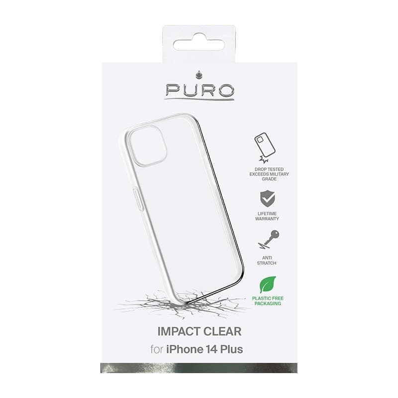 PURO Impact Clear - Case for iPhone 14 Max (Transparent) - 10
