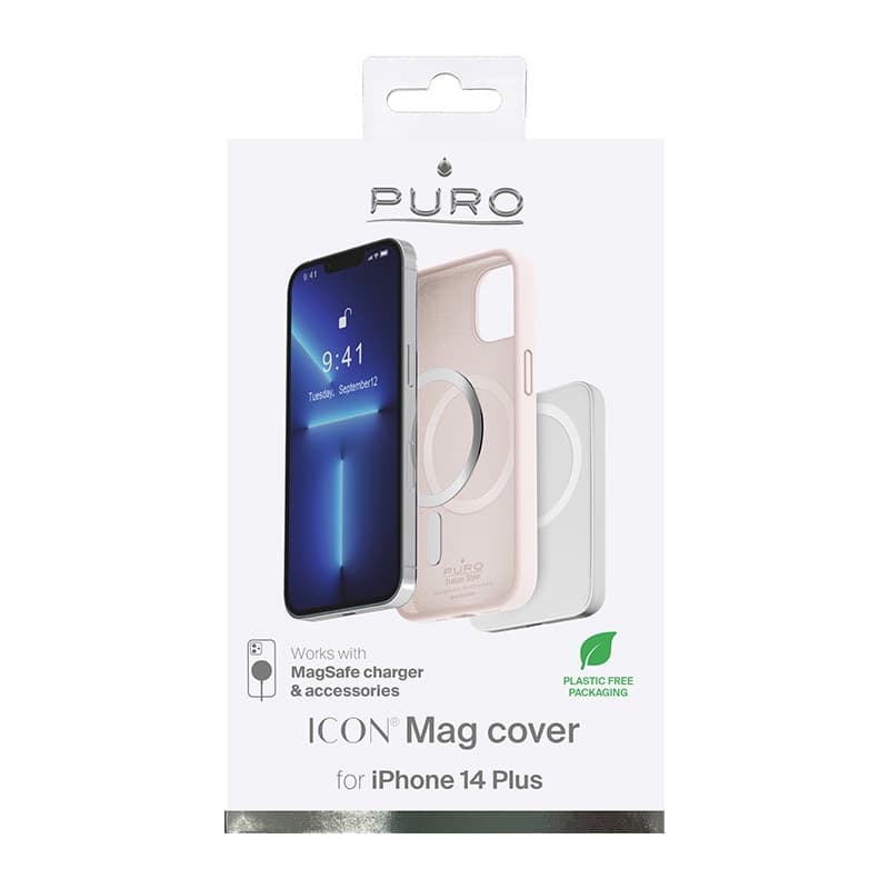 PURO ICON MAG - Case for iPhone 14 Max MagSafe (Dusty Pink) - 4