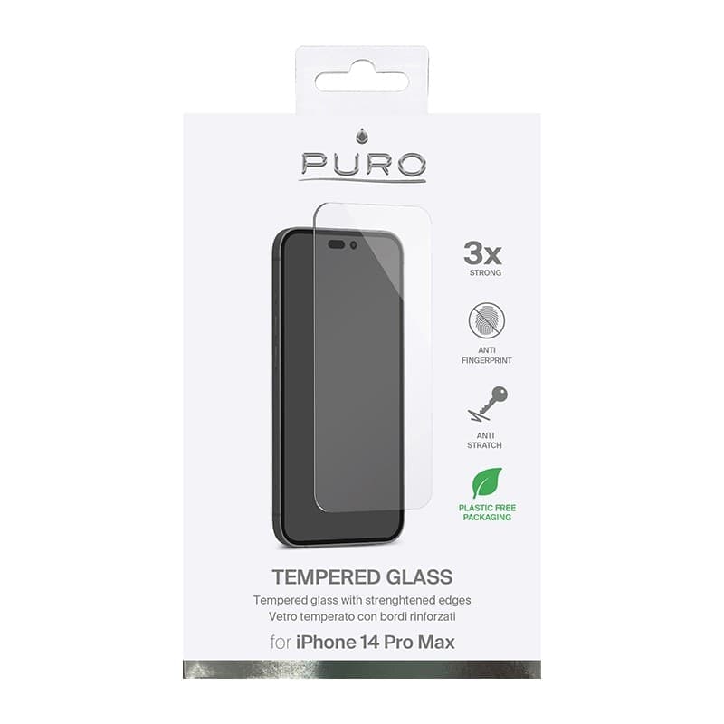 PURO The protective glass for the iPhone 14 Pro Max screen - 4