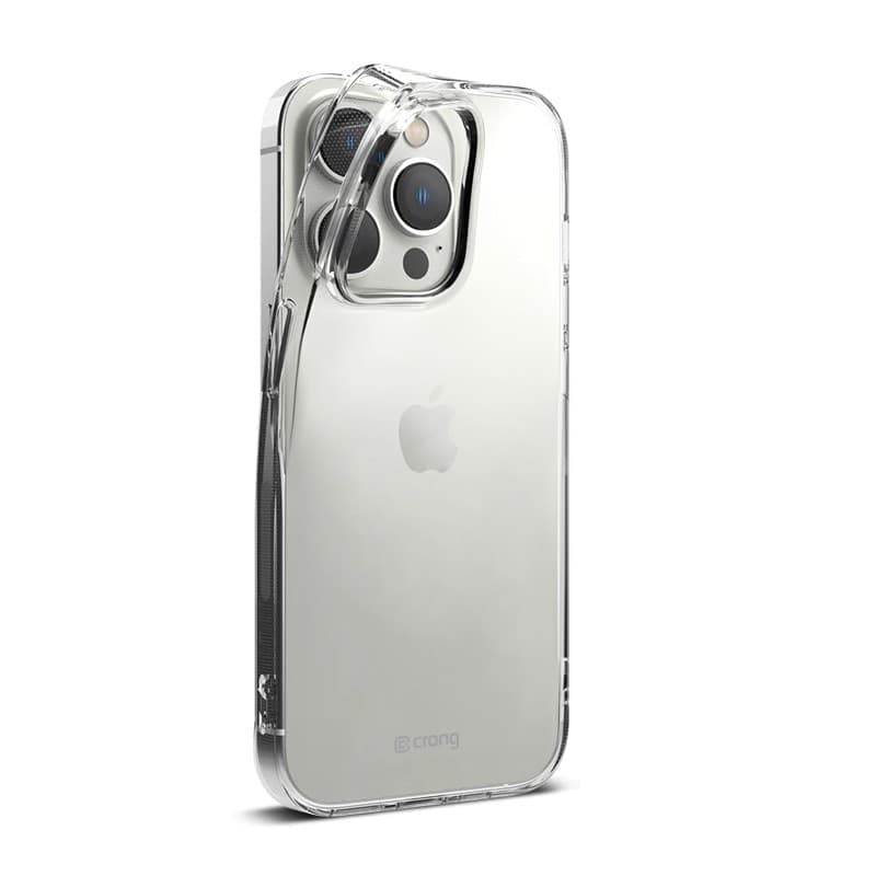 Crong Crystal Slim Cover - Custodia per iPhone 14 Pro Max (trasparente) - 5