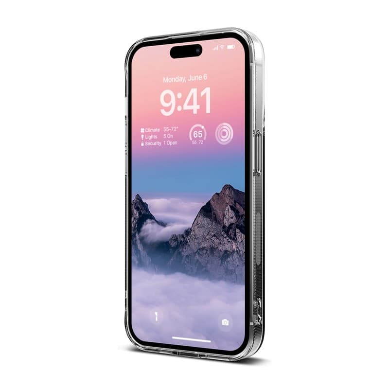 Crong Crystal Slim Cover - Custodia per iPhone 14 Pro Max (trasparente) - 6