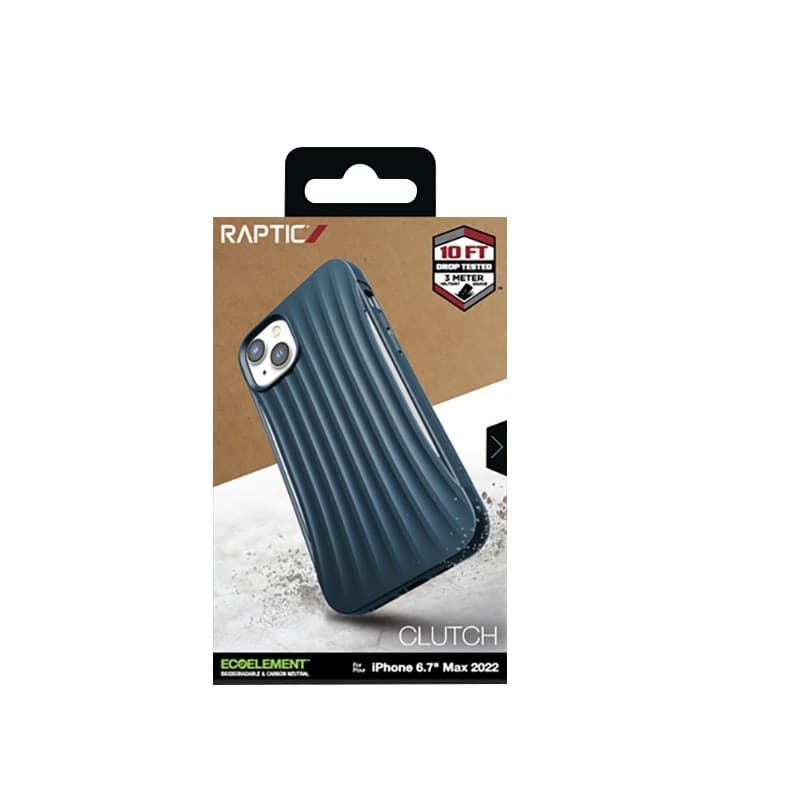 X-Doria Raptic Clutch - Biodegradable case for iPhone 14 Plus (Drop-Tested 3m) (Blue) - 16