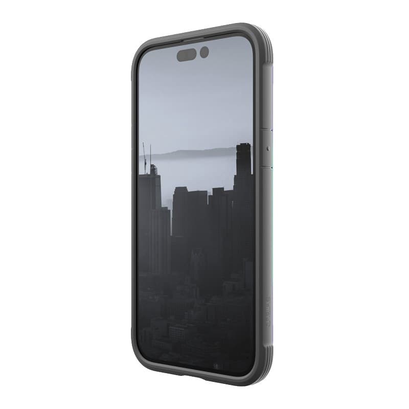 X-Doria Raptic Shield - Aluminum Case for iPhone 14 Pro Max (Drop-Tested 3m) (Iridescent) - 16