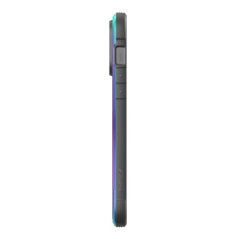 X-Doria Raptic Shield - Aluminum Case for iPhone 14 Pro Max (Drop-Tested 3m) (Iridescent) - 19