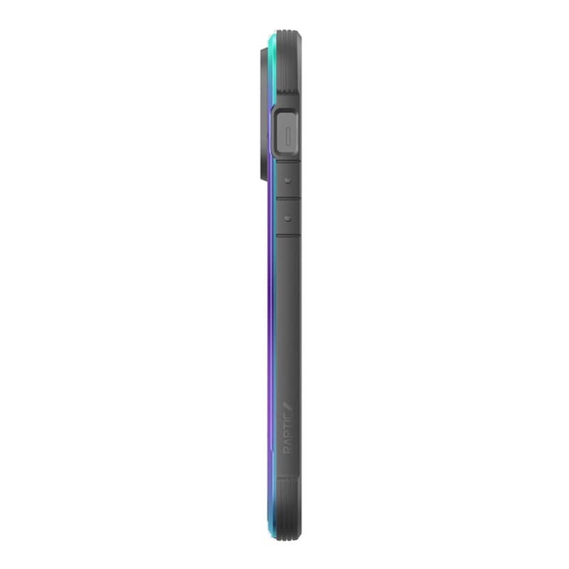 X-Doria Raptic Shield - Aluminum Case for iPhone 14 Pro Max (Drop-Tested 3m) (Iridescent) - 9