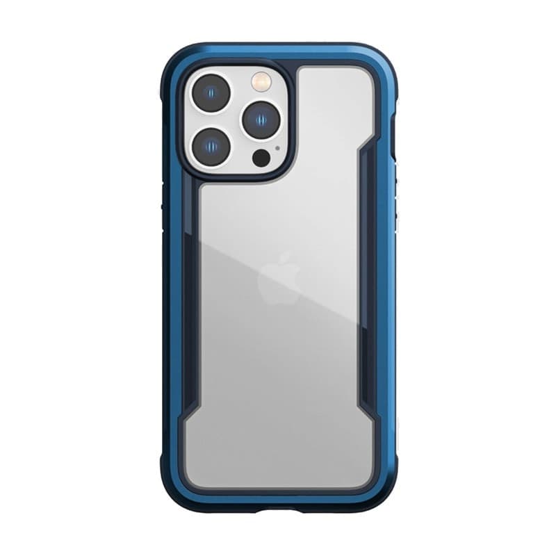 X-Doria Raptic Shield - Aluminum Case for iPhone 14 Pro Max (Drop-Tested 3m) (Marine Blue) - 18