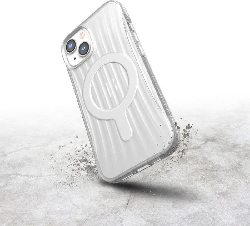 X-Doria Raptic Clutch MagSafe - Biodegradable case for iPhone 14 (Drop-Tested 3m) (Clear) - 14