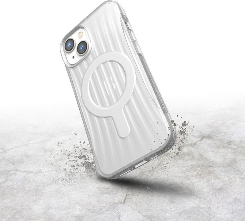 X-Doria Raptic Clutch MagSafe - Biodegradable case for iPhone 14 (Drop-Tested 3m) (Clear) - 6