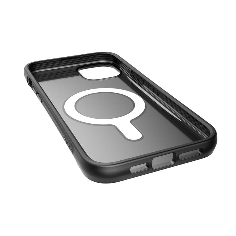 X-Doria Raptic Clutch MagSafe - Biodegradable case for iPhone 14 Plus (Drop-Tested 3m) (Black) - 11