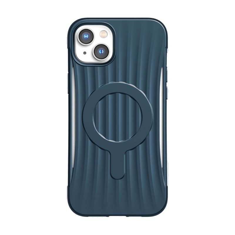 X-Doria Raptic Clutch MagSafe - Biodegradable case for iPhone 14 Plus (Drop-Tested 3m) (Marine Blue) - 3