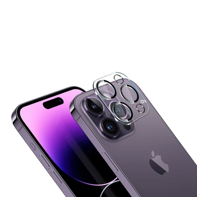 Crong Lens Shield - Vetro per la fotocamera e l'obiettivo dell'iPhone 14 Pro / iPhone 14 Pro Max - 2