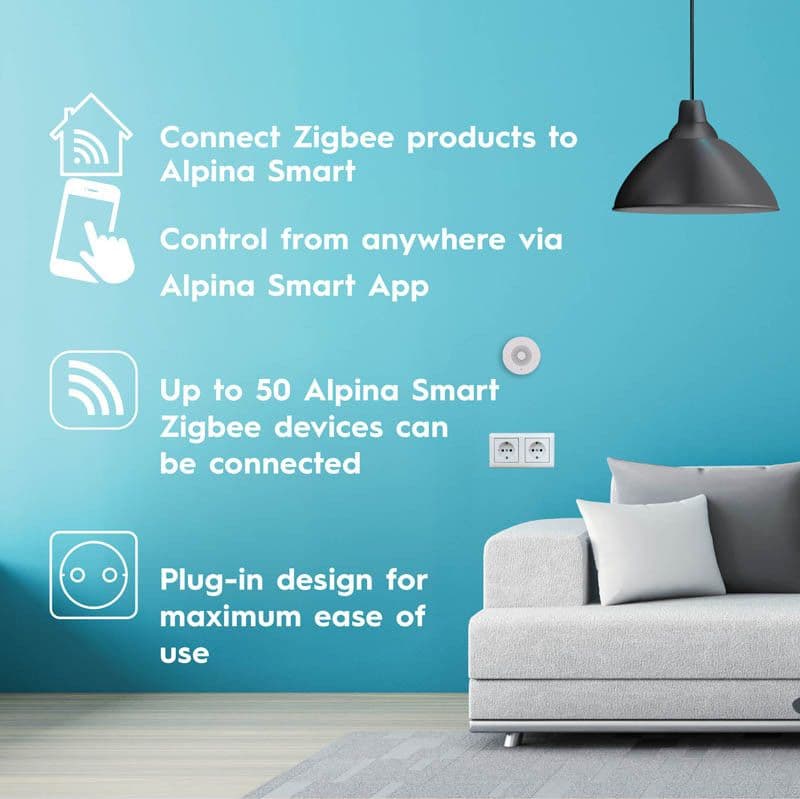 Alpina - Zigbee hub gateway to connect devices in this standard - 2