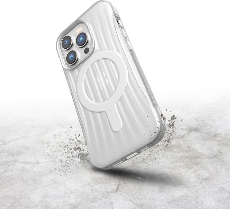 X-Doria Raptic Clutch MagSafe - Biodegradable case for iPhone 14 Pro (Drop-Tested 3m) (Clear) - 14