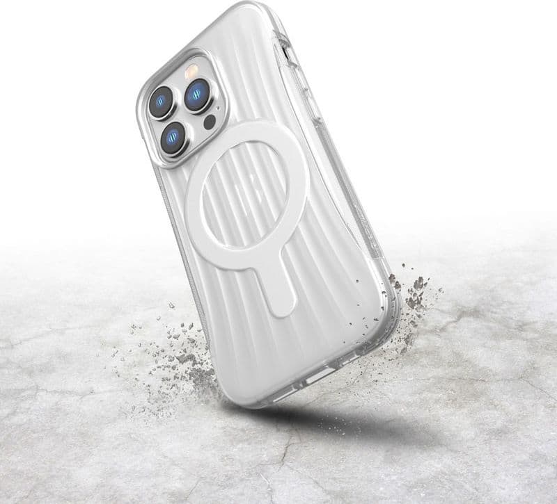 X-Doria Raptic Clutch MagSafe - Biodegradable case for iPhone 14 Pro (Drop-Tested 3m) (Clear) - 6