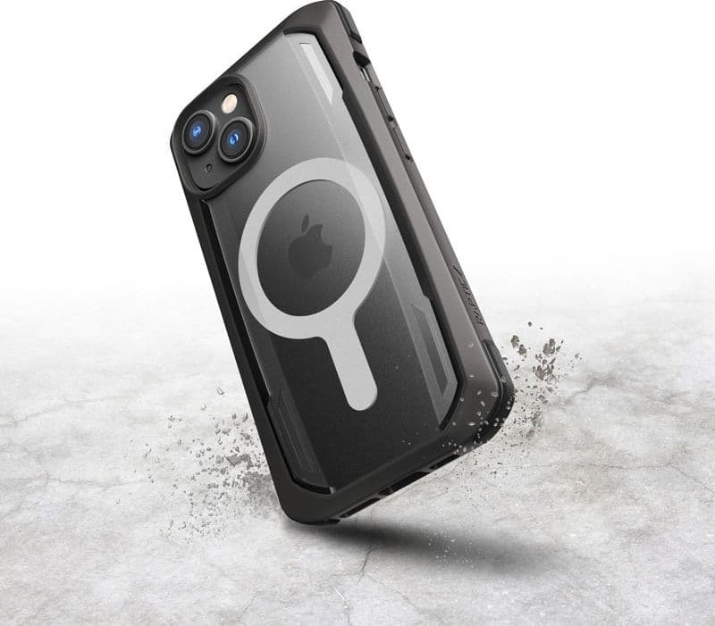 X-Doria Raptic Secure MagSafe - Biodegradable case for iPhone 14 Plus (Drop-Tested 4m) (Black) - 7