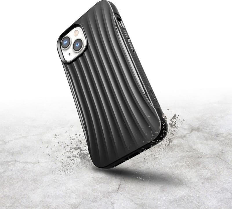 X-Doria Raptic Clutch - Biodegradable case for iPhone 14 (Drop-Tested 3m) (Black) - 14