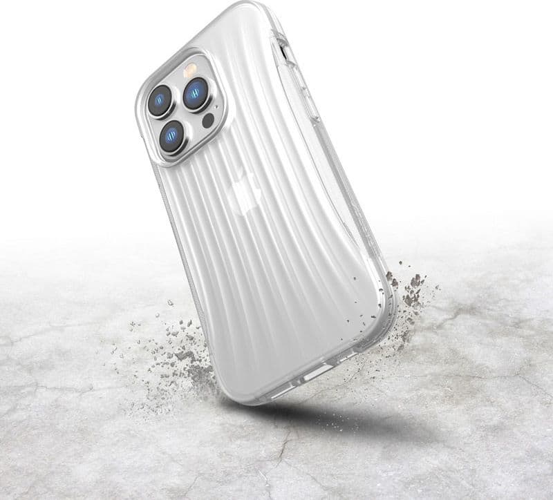 X-Doria Raptic Clutch - Biodegradable case for iPhone 14 Pro (Drop-Tested 3m) (Clear) - 6