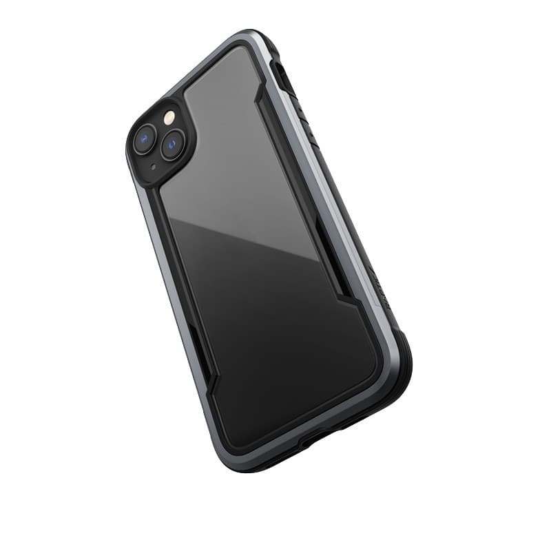 X-Doria Raptic Shield - Aluminum Case for iPhone 14 Plus (Drop-Tested 3m) (Black) - 14
