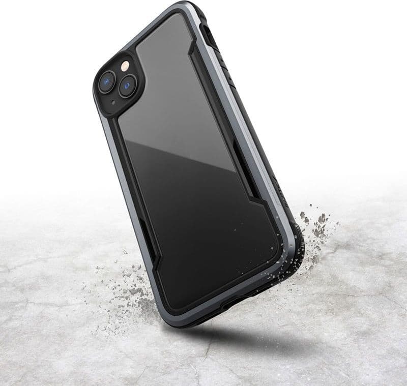 X-Doria Raptic Shield - Aluminum Case for iPhone 14 Plus (Drop-Tested 3m) (Black) - 20