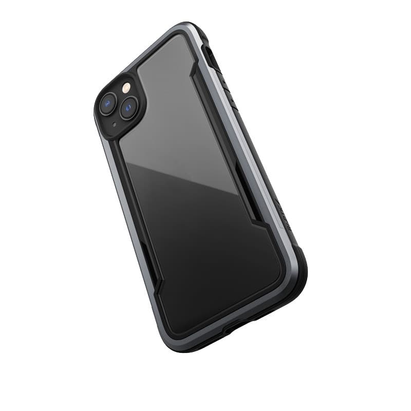 X-Doria Raptic Shield - Aluminum Case for iPhone 14 Plus (Drop-Tested 3m) (Black) - 4