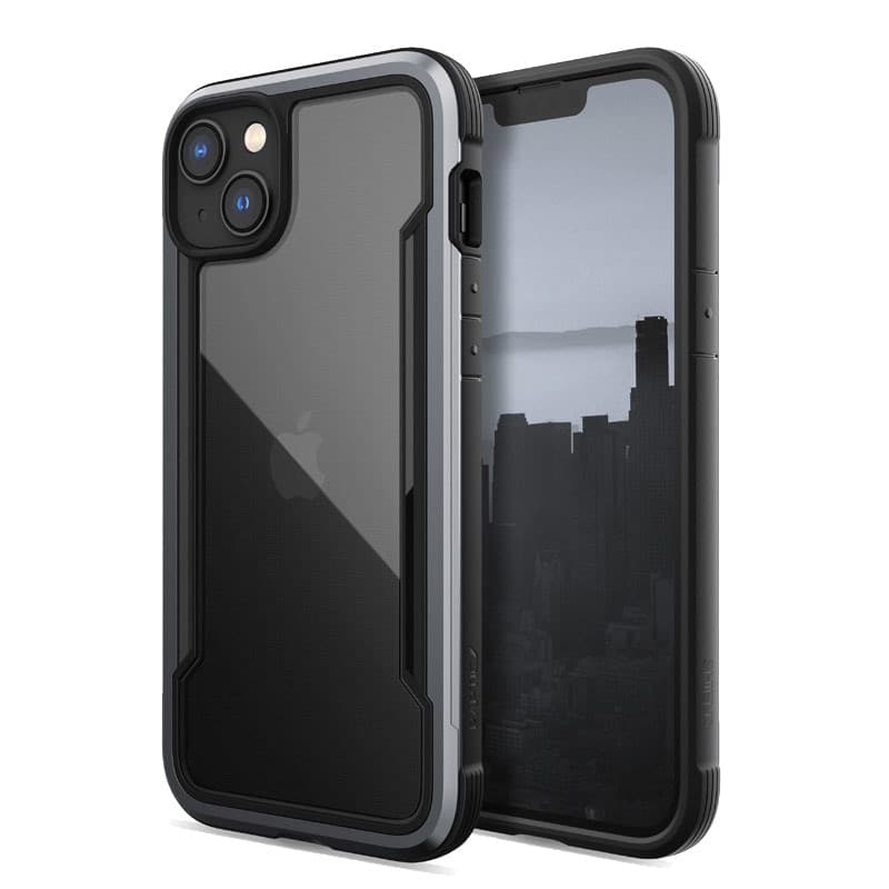X-Doria Raptic Shield - Aluminum Case for iPhone 14 Plus (Drop-Tested 3m) (Black) - 5