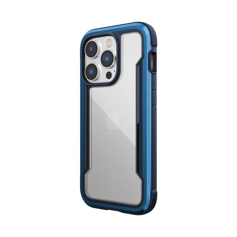 X-Doria Raptic Shield - Aluminum Case for iPhone 14 Pro (Drop-Tested 3m) (Marine Blue) - 11