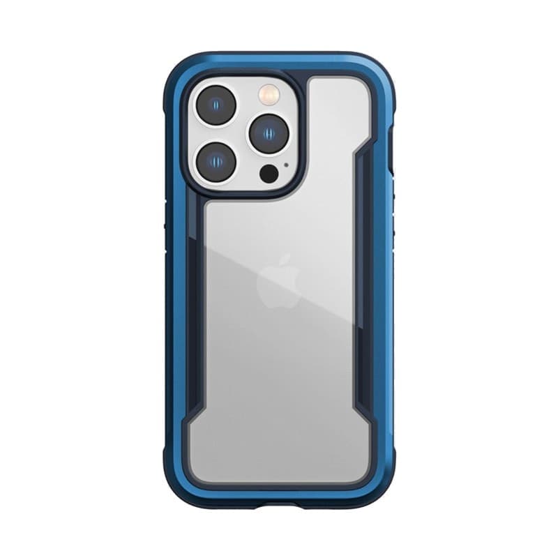 X-Doria Raptic Shield - Aluminum Case for iPhone 14 Pro (Drop-Tested 3m) (Marine Blue) - 18