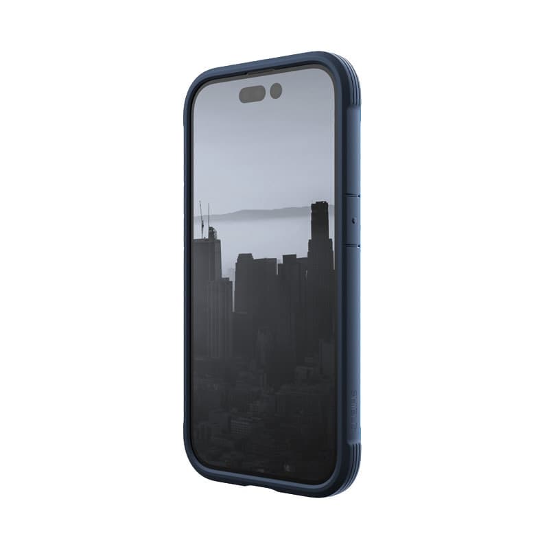 X-Doria Raptic Shield - Aluminum Case for iPhone 14 Pro (Drop-Tested 3m) (Marine Blue) - 6