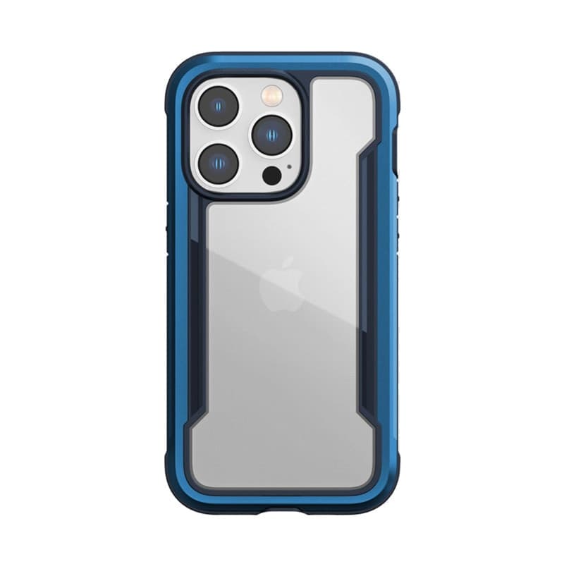 X-Doria Raptic Shield - Aluminum Case for iPhone 14 Pro (Drop-Tested 3m) (Marine Blue) - 8