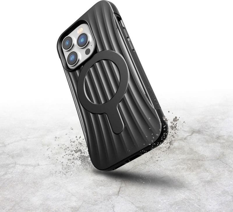X-Doria Raptic Clutch MagSafe - Biodegradable case for iPhone 14 Pro (Drop-Tested 3m) (Black) - 15