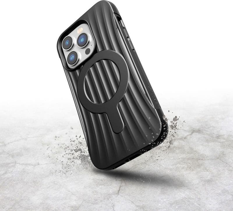 X-Doria Raptic Clutch MagSafe - Biodegradable case for iPhone 14 Pro (Drop-Tested 3m) (Black) - 6
