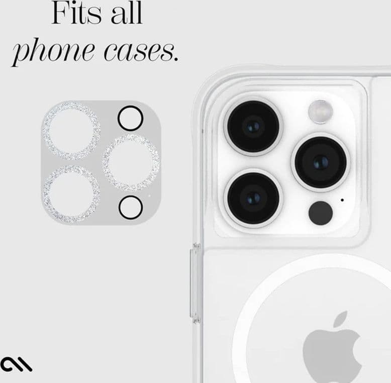 Case-Mate Sparkle Lens Protector - Protective Glass for iPhone 15 Pro / iPhone 15 Pro Max camera (Twinkle) - 6