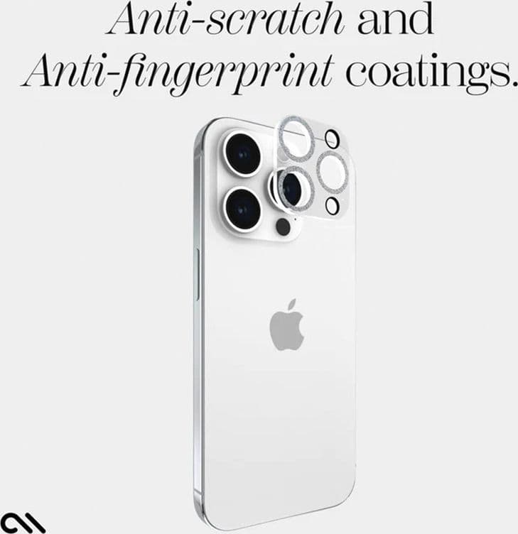 Case-Mate Sparkle Lens Protector - Protective Glass for iPhone 15 Pro / iPhone 15 Pro Max camera (Twinkle) - 7