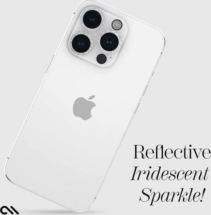 Case-Mate Sparkle Lens Protector - Protective Glass for iPhone 15 Pro / iPhone 15 Pro Max camera (Twinkle) - 8