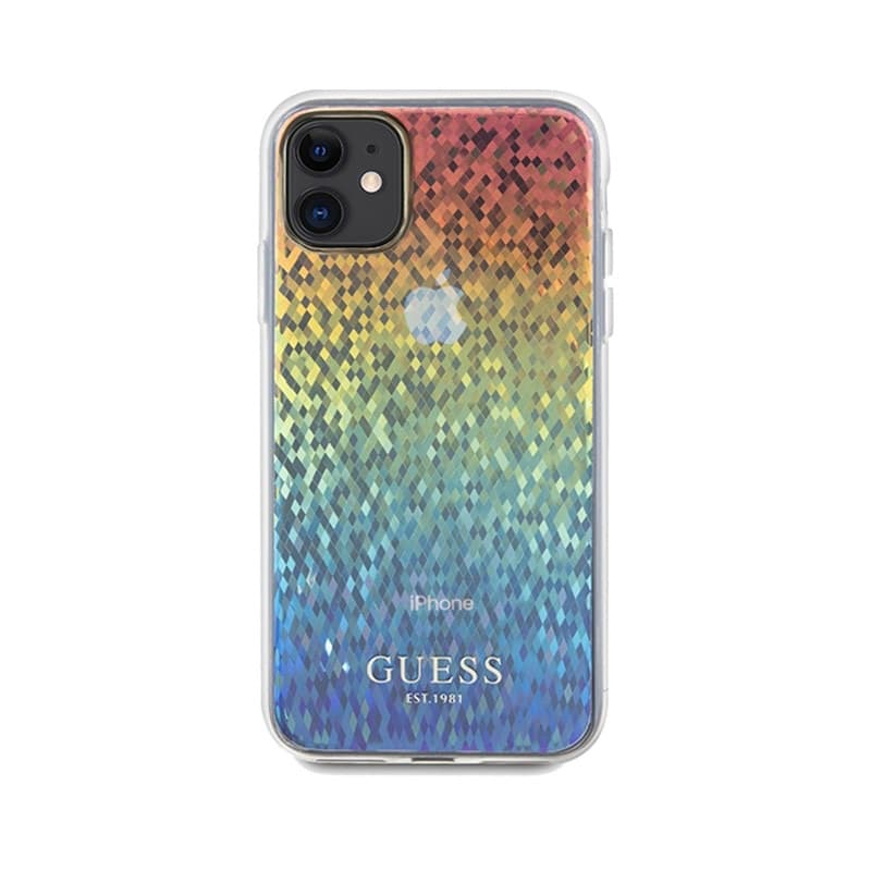 Guess IML Faceted Mirror Disco Iridescent - iPhone 11 Case (Iridescent) - 3