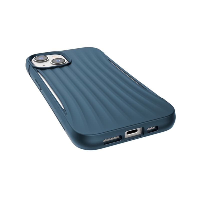 X-Doria Raptic Clutch - Biodegradable case for iPhone 14 (Drop-Tested 3m) (Blue) - 2