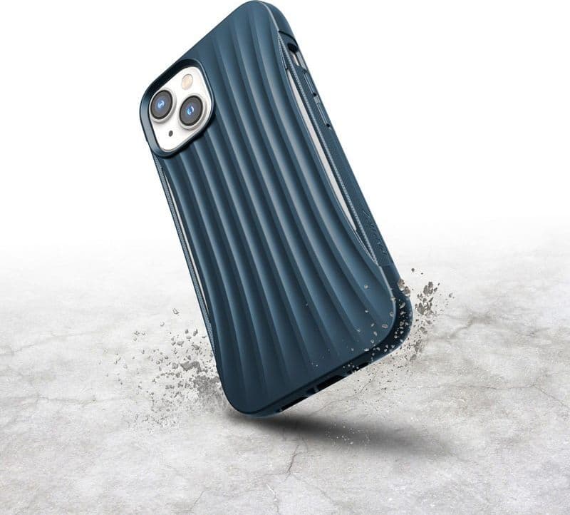 X-Doria Raptic Clutch - Biodegradable case for iPhone 14 (Drop-Tested 3m) (Blue) - 14
