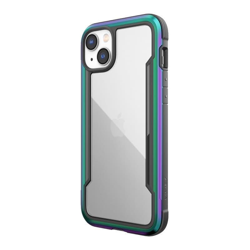 X-Doria Raptic Shield - Aluminum Case for iPhone 14 Plus (Drop-Tested 3m) (Iridescent) - 11