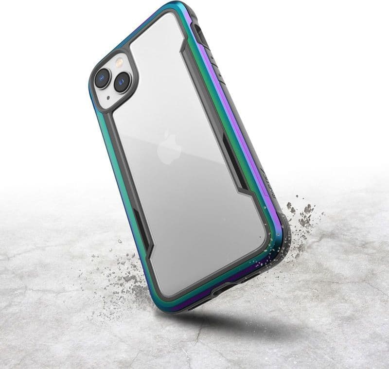 X-Doria Raptic Shield - Aluminum Case for iPhone 14 Plus (Drop-Tested 3m) (Iridescent) - 20