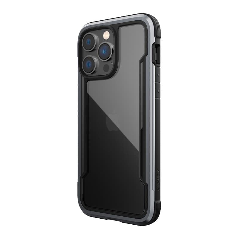 X-Doria Raptic Shield - Aluminum Case for iPhone 14 Pro Max (Drop-Tested 3m) (Black) - 11
