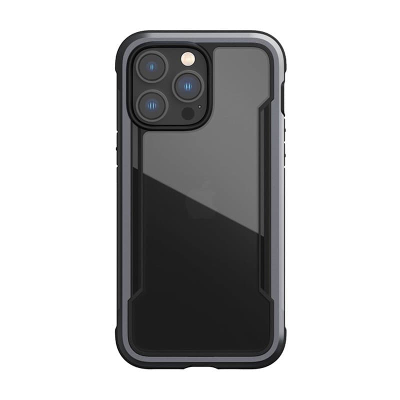 X-Doria Raptic Shield - Aluminum Case for iPhone 14 Pro Max (Drop-Tested 3m) (Black) - 18
