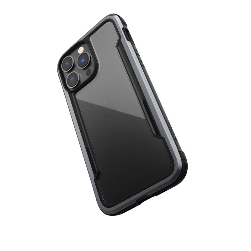 X-Doria Raptic Shield - Aluminum Case for iPhone 14 Pro Max (Drop-Tested 3m) (Black) - 4