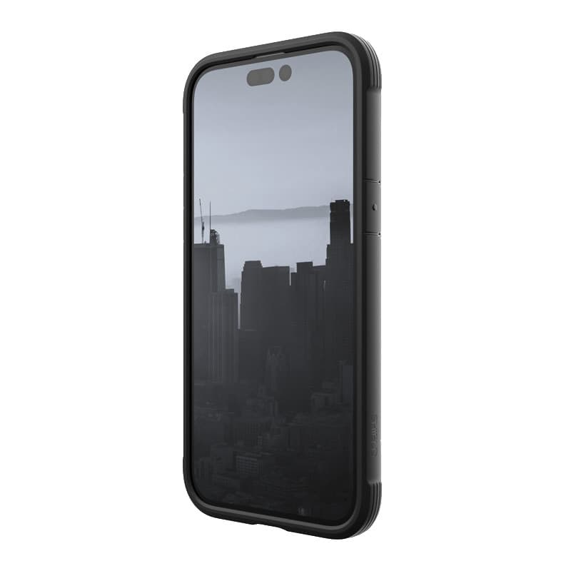 X-Doria Raptic Shield - Aluminum Case for iPhone 14 Pro Max (Drop-Tested 3m) (Black) - 6