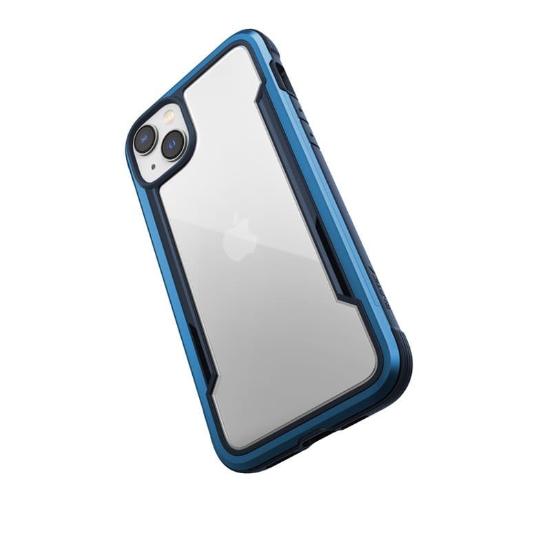 X-Doria Raptic Shield - Aluminum Case for iPhone 14 Plus (Drop-Tested 3m) (Marine Blue) - 14