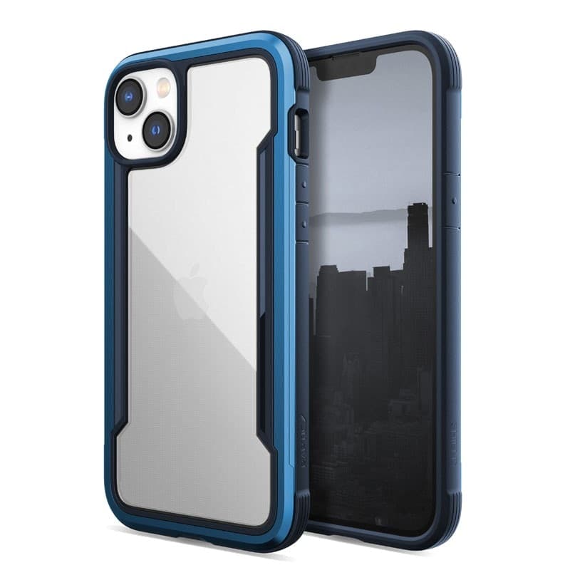 X-Doria Raptic Shield - Aluminum Case for iPhone 14 Plus (Drop-Tested 3m) (Marine Blue) - 15