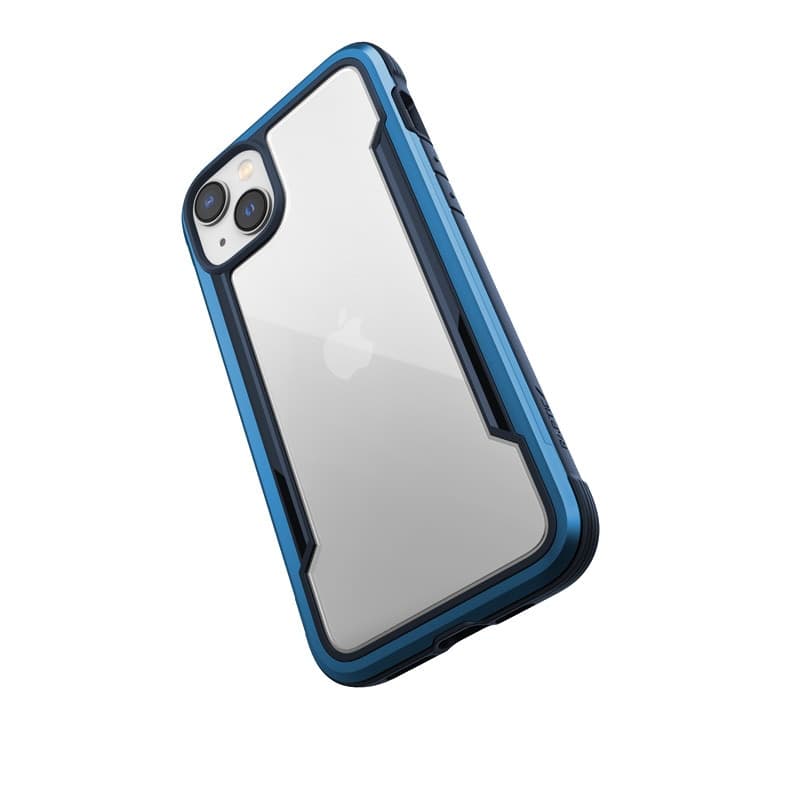 X-Doria Raptic Shield - Aluminum Case for iPhone 14 Plus (Drop-Tested 3m) (Marine Blue) - 4